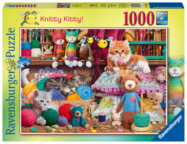 Ravensburger - Knitty Kitty! - 1000 bitar