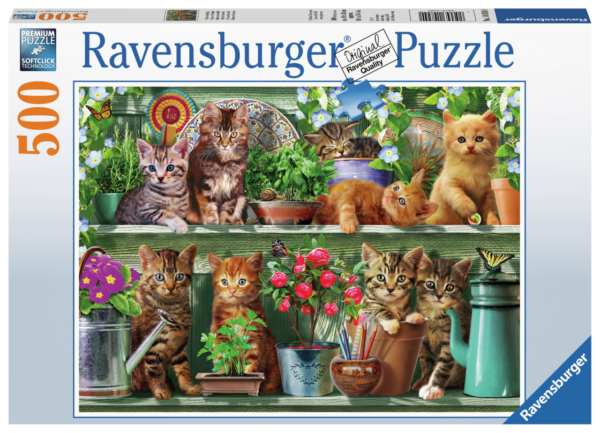 Ravensburger - Cats On The Shelf - 500 bitar
