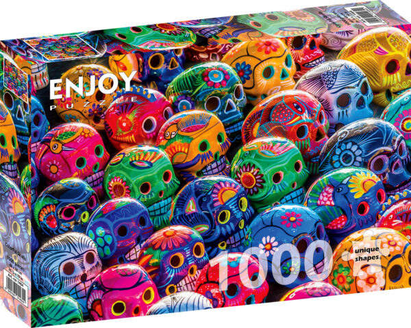 Enjoy - Colorful Skulls - 1000 bitar