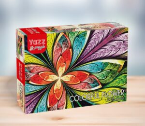 Yazz Puzzle – Colorful Flower – 1000 bitar