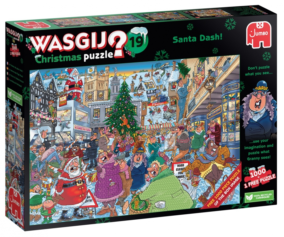 Wasgij - Christmas 19 - Santa Dash! - 2 x 1000 bitar