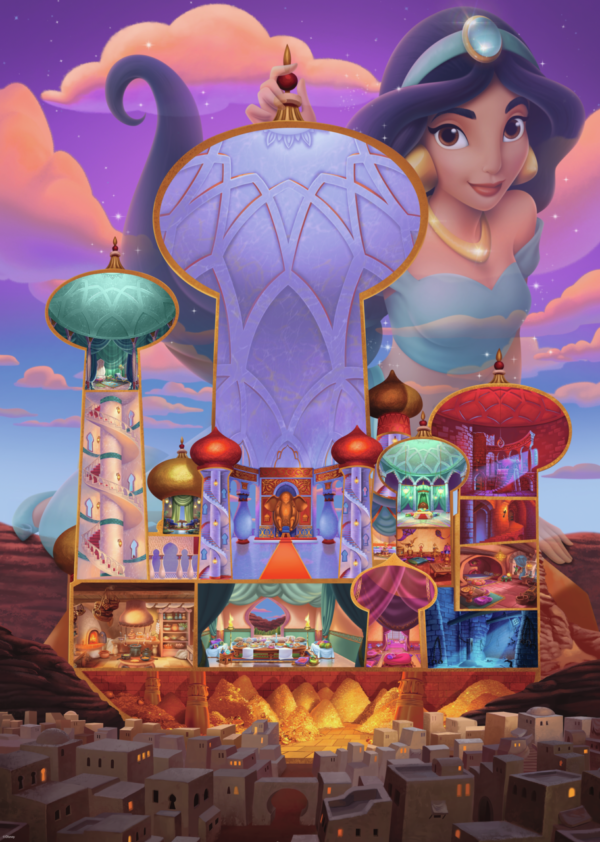 Ravensburger - Disney Jasmine Castle - 1000 bitar