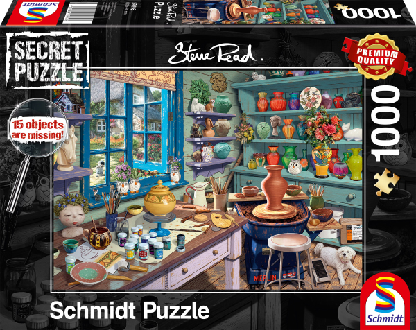 Schmidt - Artist Studio - Secret Puzzle - 1000 bitar