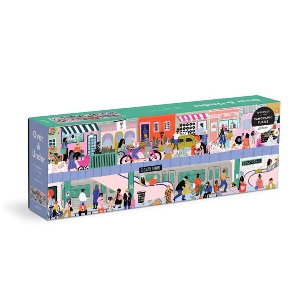 Galison Puzzle - Over and Under - 1000 bitar (Panorama)