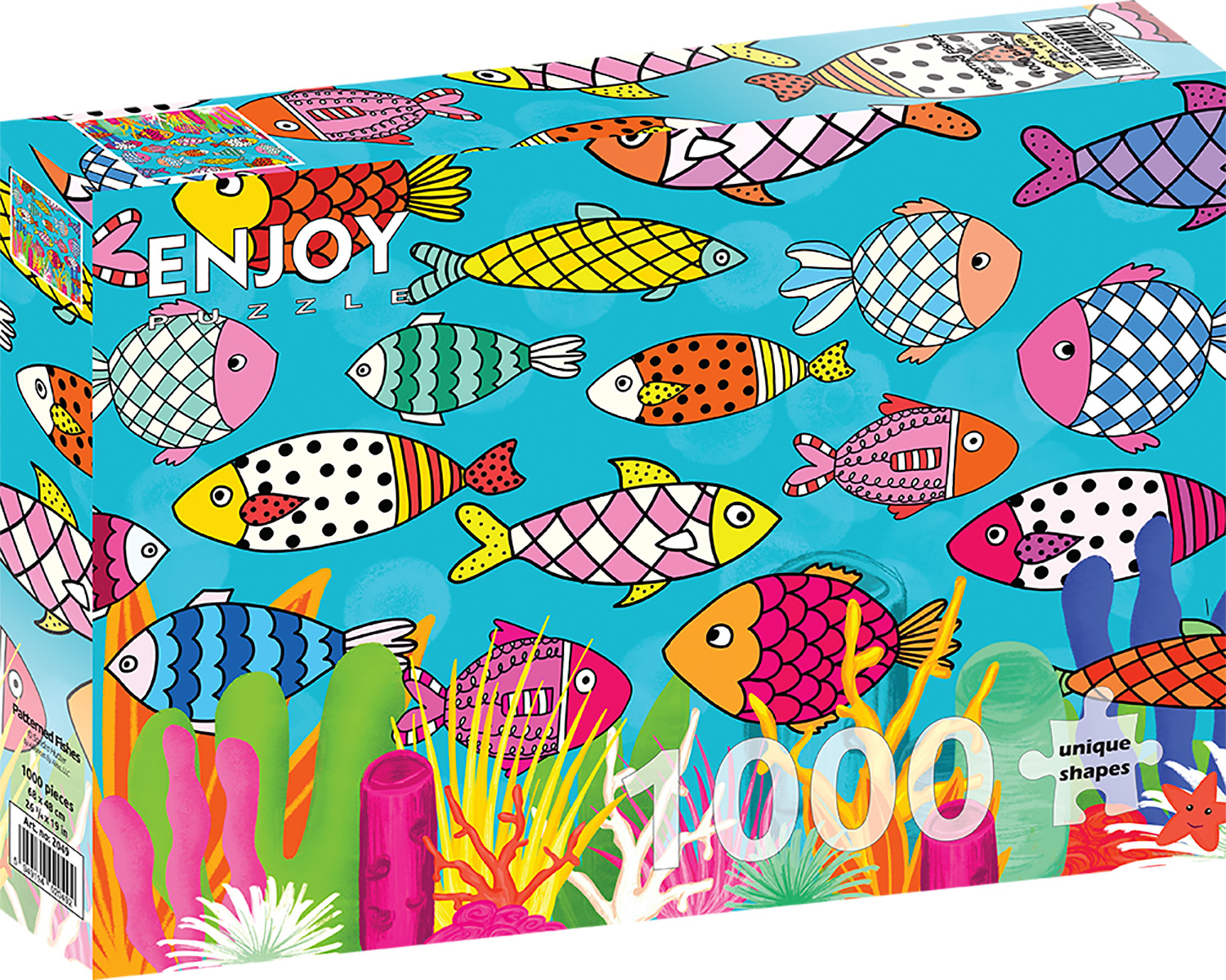 Enjoy - Patterned Fishes - 1000 bitar