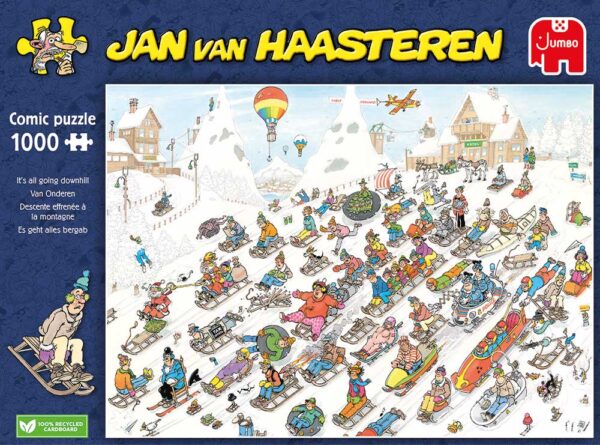 Jan Van Haasteren - Its All Going Downhill - 1000 Bitar