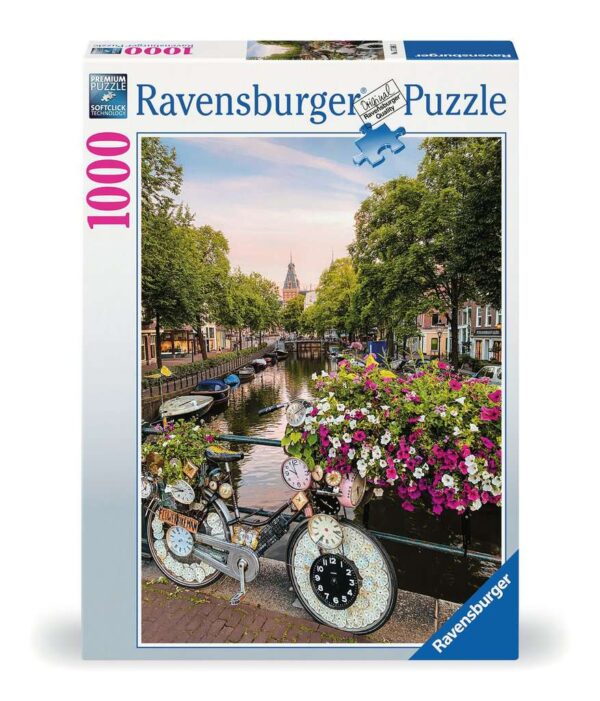 Ravensburger - Bicycle Amsterdam - 1000 bitar