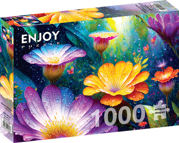 Enjoy - Flowers in the Rain - 1000 bitar