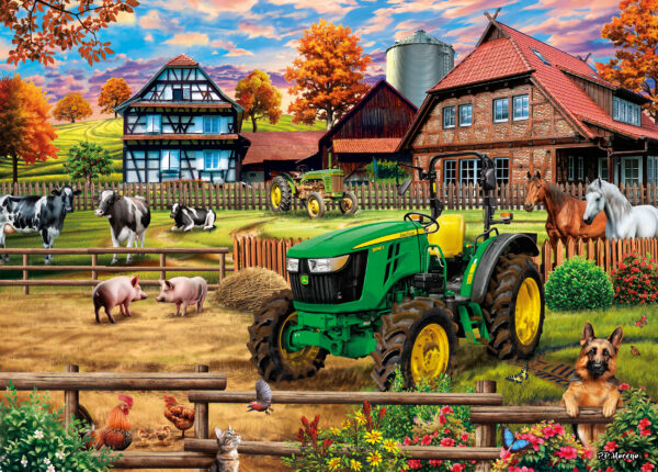 Schmidt - Farm With Tractor - 1000 bitar