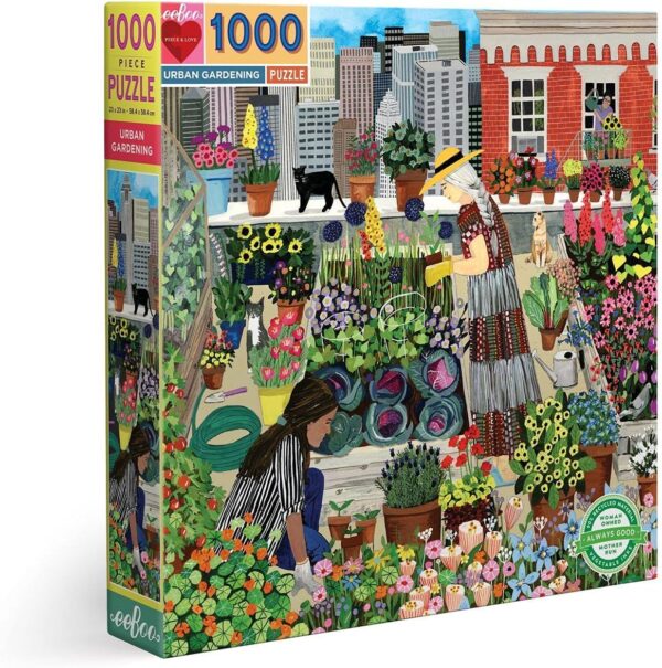 Eeboo - Urban Gardening - 1000 bitar