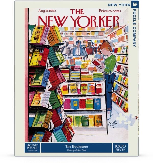 New York Puzzle Company - The Bookstore - 1000 bitar