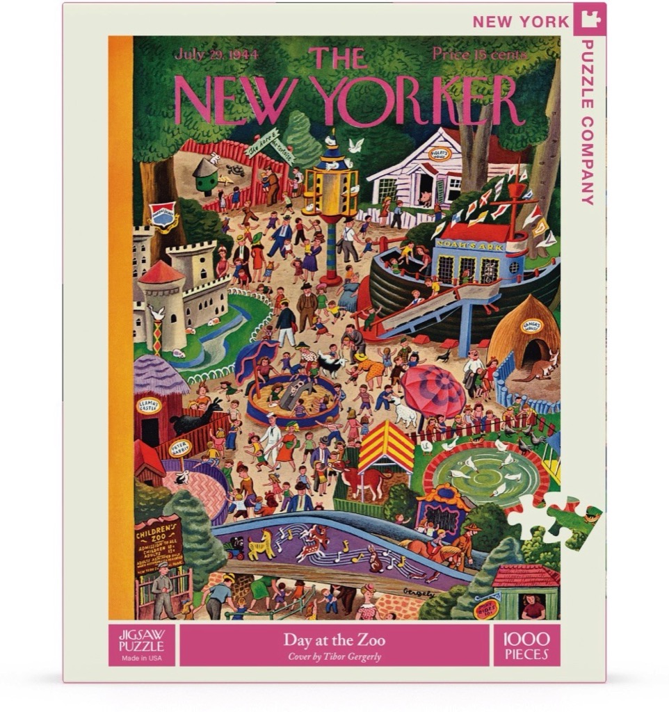 New York Puzzle Company - Day at the Zoo - 1000 bitar