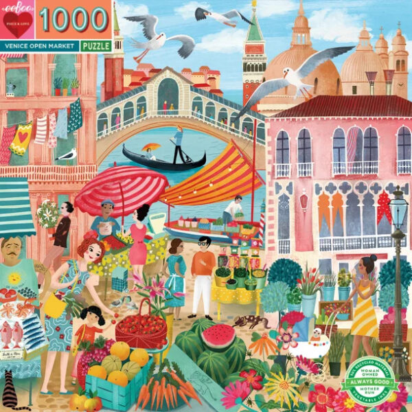 Eeboo - Venice Open Market - 1000 bitar