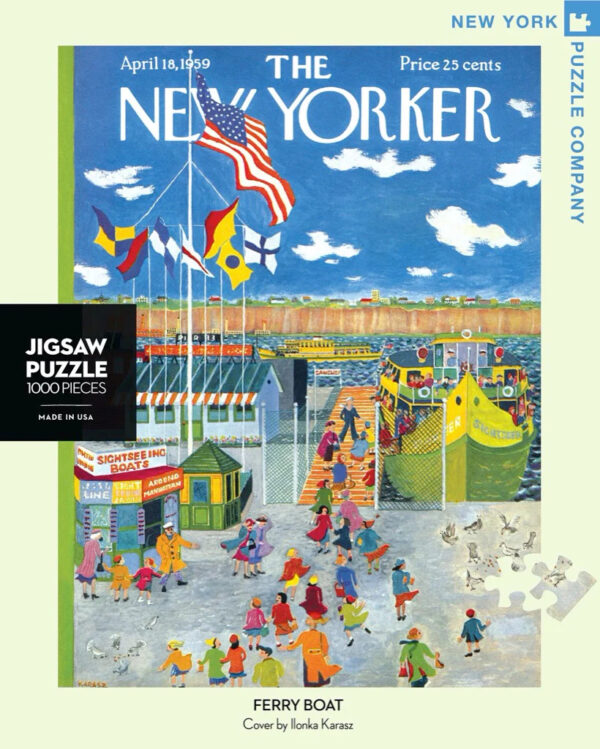 New York Puzzle Company - Ferry Boat - 1000 bitar