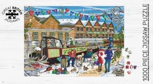 Great British Jigsaws – Christmas Towpath – 1000 bitar