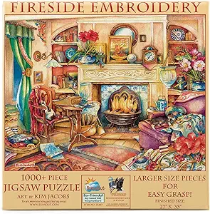 SunsOut – Fireside Embroidery – 1000 bitar