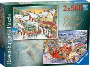 Ravensburger – Christmas Collection No1 – 2 x 500 bitar