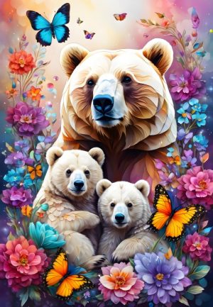 Alipson Puzzle – Bears – Maternal Love Collection – 1000 bitar