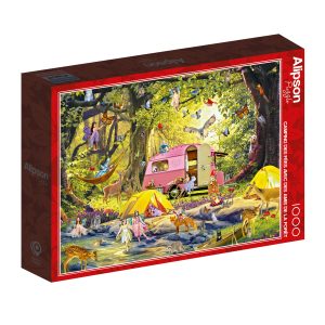 Alipson Puzzle – Camping des Fées with Friends of the Forest – 1000 bitar