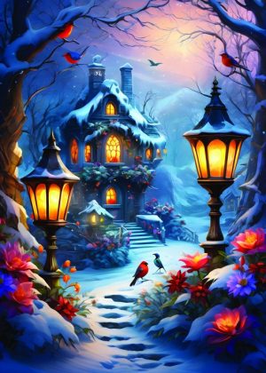 Alipson Puzzle – Enchanted Wintery Scene – 500 bitar