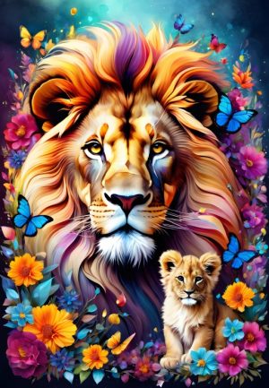 Alipson Puzzle – Lions – Maternal Love Collection – 1000 bitar