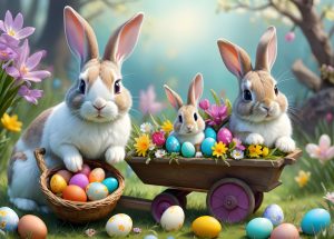 Alipson Puzzle – Easter Bunnies – 500 bitar