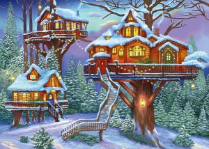 Alipson Puzzle – Winter Treehouse – 500 bitar