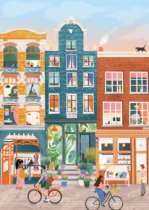 Pieces & Peace – Nine Streets, Amsterdam – 500 bitar