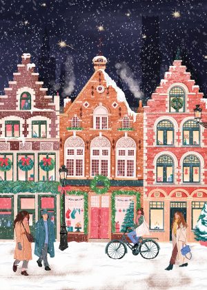 Pieces & Peace – Bruges at Christmas – 1000 bitar